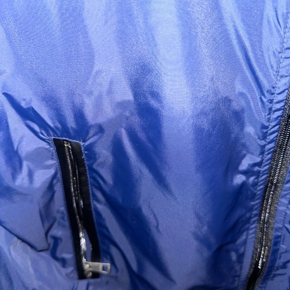 NWT MEN Sz XL SEDUKA Nylon Windbreaker Jacket Asymm MULTI ZIP POCKETS NAVY BLUE! - Picture 10 of 10